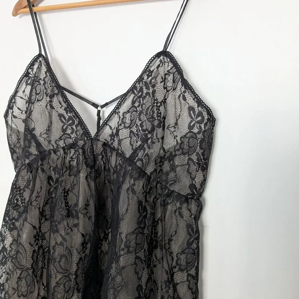 NWT Anthropologie Black Lace Bubble Dress Slip - Picture 11 of 11